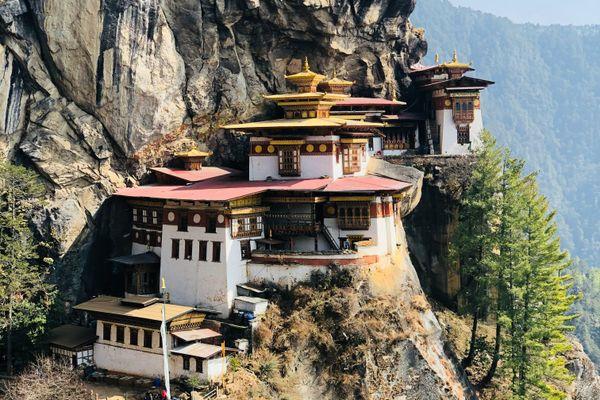 Odwiedź Klasztor Tygrysie Gniazdo w Bhutanie