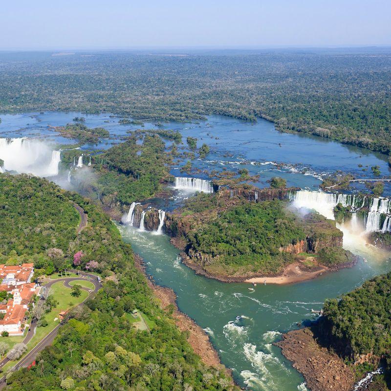 Lot helikopterem nad Wodospadami Iguazu