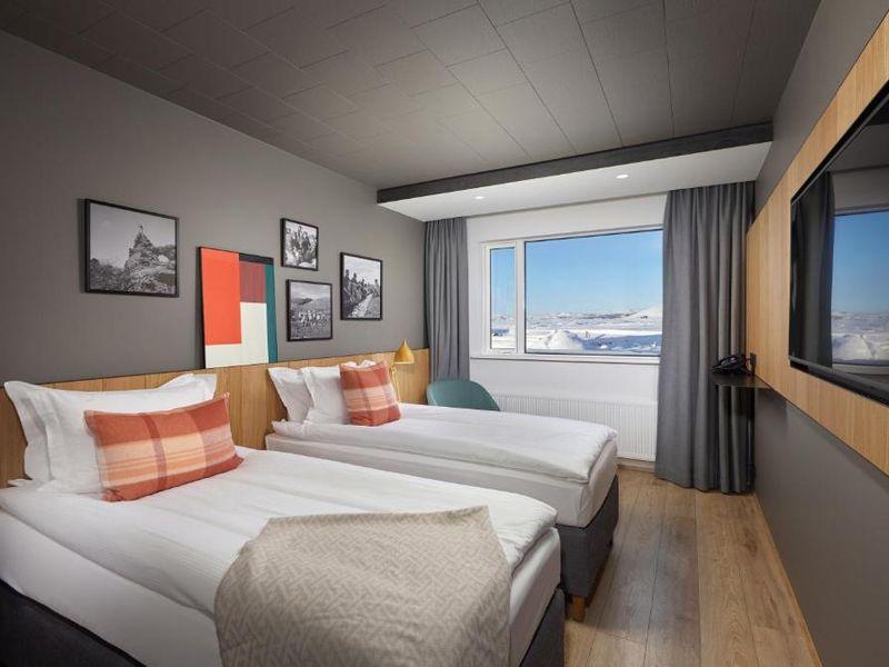 Hotele Islandia 3 - Islandia - Dookoła wyspy - gorące źródła, wulkany, wodospady i wieloryby - Hotel na wyjeździe z Shangrila Travel
