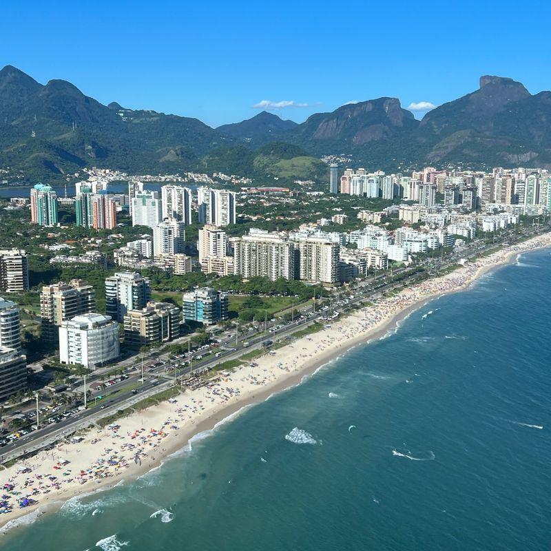 Lot helikopterem nad Rio de Janeiro