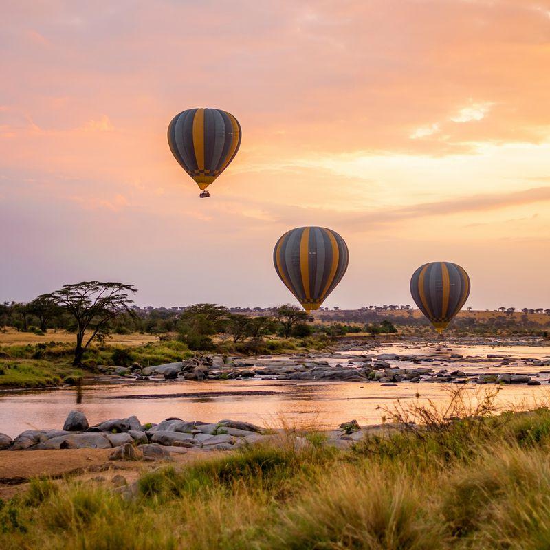Lot balonem nad Parkiem Narodowym Serengeti