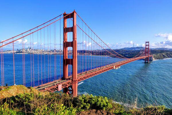 Zobacz czerwony most Golden Gate